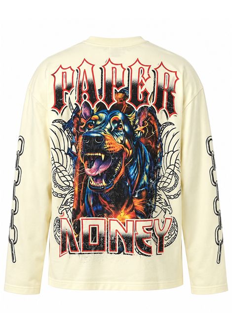 T-shirt con stampa PAPER MONEY | BEAST MODE LONGCREAM